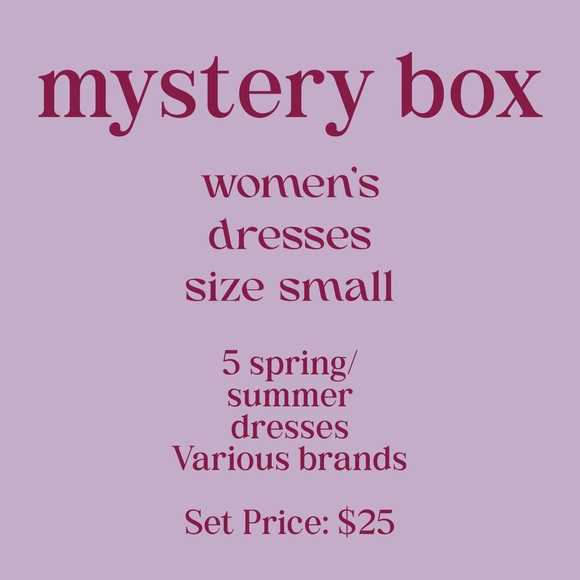 Dresses & Skirts - Mystery Box 5 pieces Women’s Dresses size small spring and summer